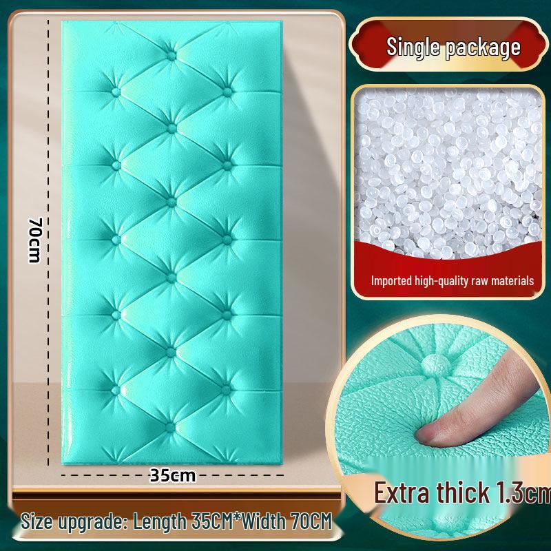 Soft Tatami Wall Surround & Headboard Protector for Kids - Self-Adhesive, Thickened Anti-Collision Sticker