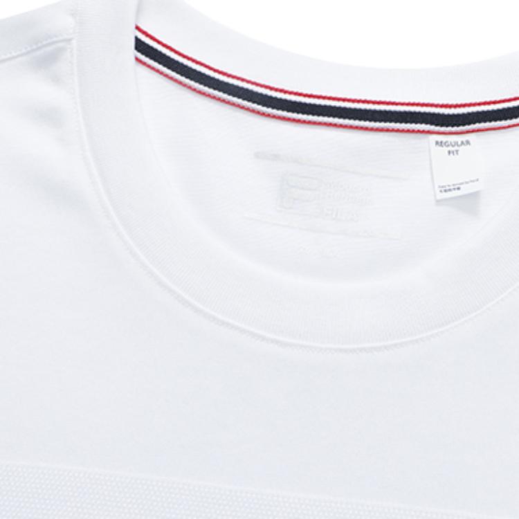 New FILA T Shirts Men's Standard White F11M221127FWT