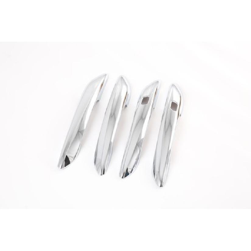 Door Handle Lid Smartkey Cover Trim For -2024 Hyundai Elantra Chrome ABS 4P