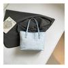 Bolso Tote Grande de Capacidad Simple y Elegante Bolso de Hombro de Color Sólido de Moda para Viajes Diarios para Mujer CLE