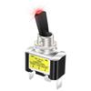 30A Power Switch Car Turn Switch Contact Resistance 50m 3-pin Terminal Blade Clamp Terminals LED Indicator Separate Feed