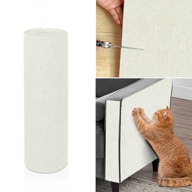 Hot-selling Cat Scratching Pad Teasing Cat Nest Sticker Can Be Cut, Self-adhesive Wear-resistant Furniture, Sofa Wall-attached Cat Scratching Board