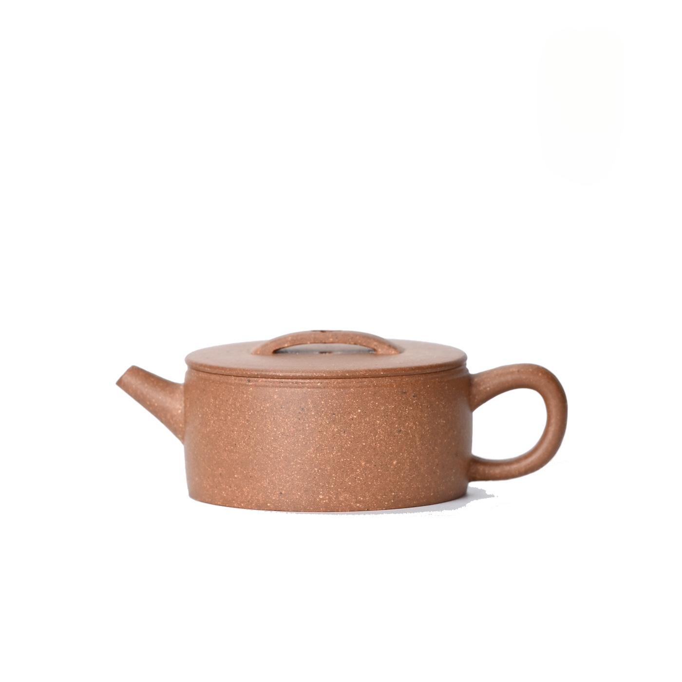 

130ml Luxury Yixing Purple Clay Teapots Handmade Large Diameter Pot Raw Ore Section Mud Kettle Zisha Tea Set Cafes Ornaments