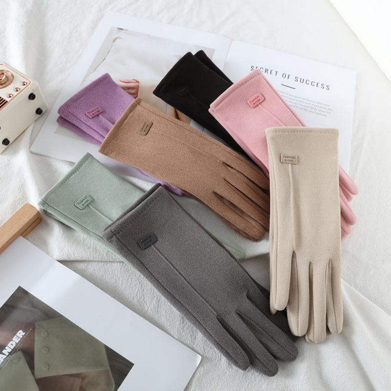 Womens Winter Warm Gloves with Sensitive Touch Screen Texting Fingers, Fleece Lined Windproof Gloves