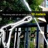 Garden Hose Nozzle Fits 3/4in Expandable Hose Leakproof Hose Sprayer for Car Washing Garden Watering Patio Cleaning