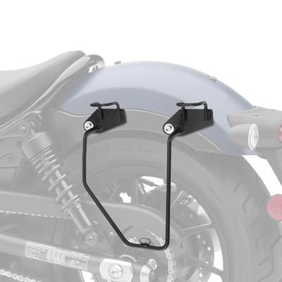 Entrotech Left-Sided Side Bag Support for Rebel 250/500 Motorcycles, High-Strength Saddlebag Support for Rebel 250/500 Motorcycles, Black (Left Side)