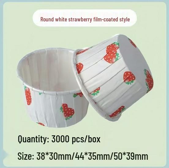 High-Temp Resistant Oil-Proof Laminated Crimped Muffin Baking Cup 10 pcs 38*30mm
