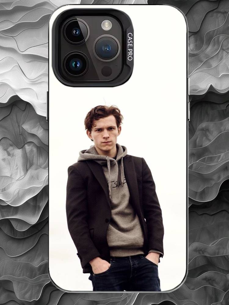 T-Tom Holland Phone Case For iPhone 17 16 15 14 13 12 11 Pro Max Plus Silver Matte Black Cover