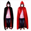 Halloween Grim Reaper Vampire Witch Black Cape - Adult & Child Single Layer Cloak