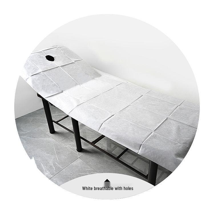Thickened Waterproof Non-Woven Disposable Massage Bed Sheets with Hole