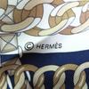 Excellent HERMES Other Accessories Petit Ash Furoshiki PM Navy Silk Women Used