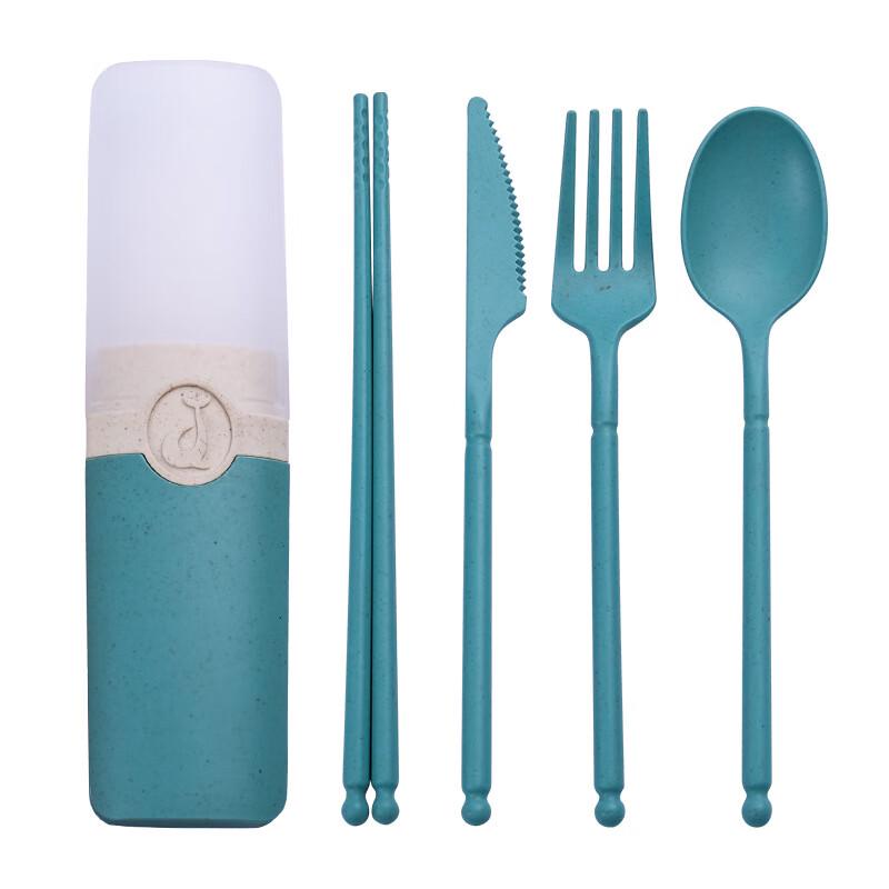 Wheat Straw Portable Cutlery Set
