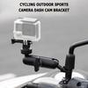 360° Motorrad Lenkerhalterung Aluminium Halter Fahrrad Halterung Für Gopro Hero 12 11 10 9 8 Insta360 Osmo Action Kamera Zubehör