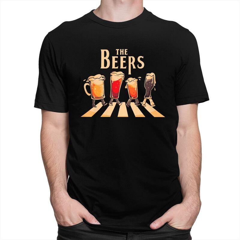 Individuelles The Beers T-Shirt für Herren 100% Baumwolle T-Shirt Mode T-Shirts T-Shirt Slim Fit Kleidung Geschenk