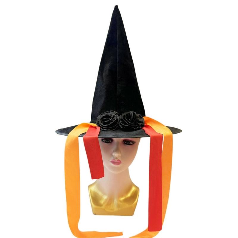 Lightweight Pointed Witch Hat With Stylish Design Halloween Costumes Accessories Comfortable Clothing Accessory