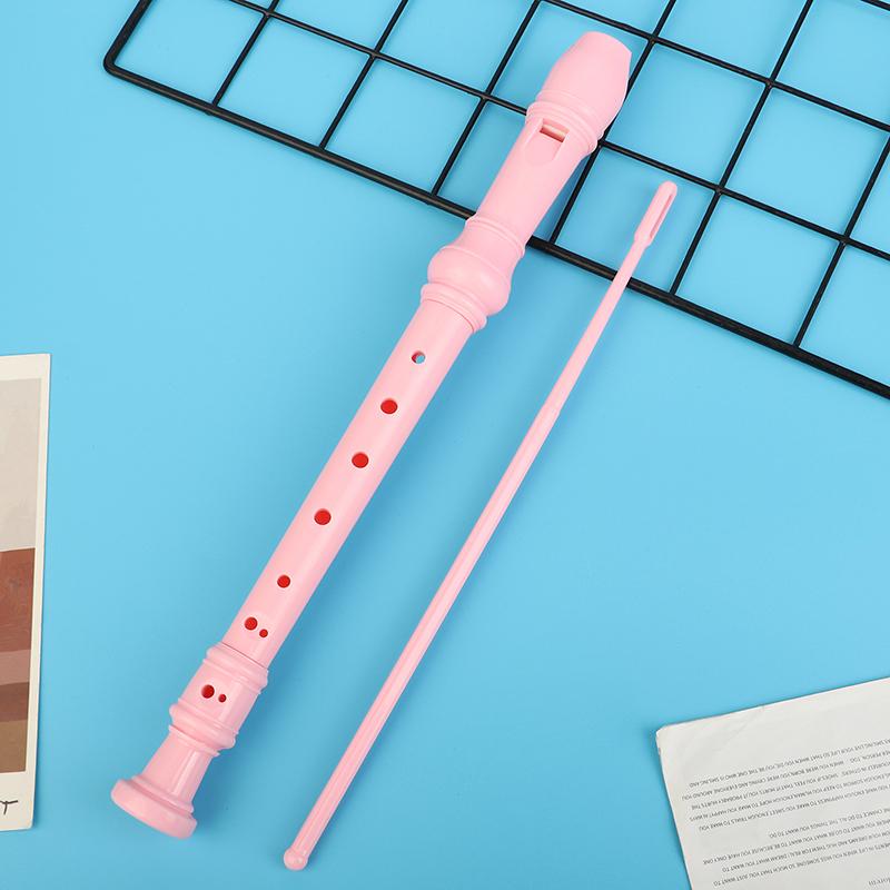 1Pc 8 Holes Plastic Recorder Long Flute Woodwind Instrument Colorful Kids Gift Flute For Clarinet Beginner Flute Woodwind