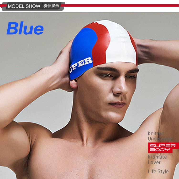 Sommer Wasser Mann Schwimmkappen Silikon Jungen Neu Blau Badekappe Männlich Erwachsenen Professionell Wasserdicht Ohr Verkauf