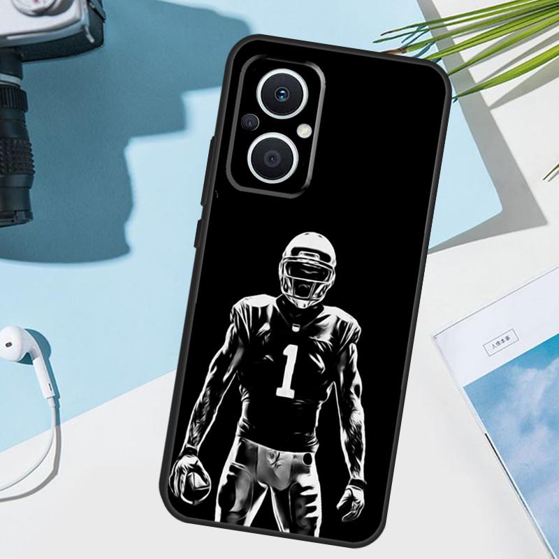 American football player sport Cover For OPPO Reno 13 F 10 11 12 14 Pro 11F 12F 14F 7 8 Lite OPPO Find X9 X8 X5 X6 Pro Case