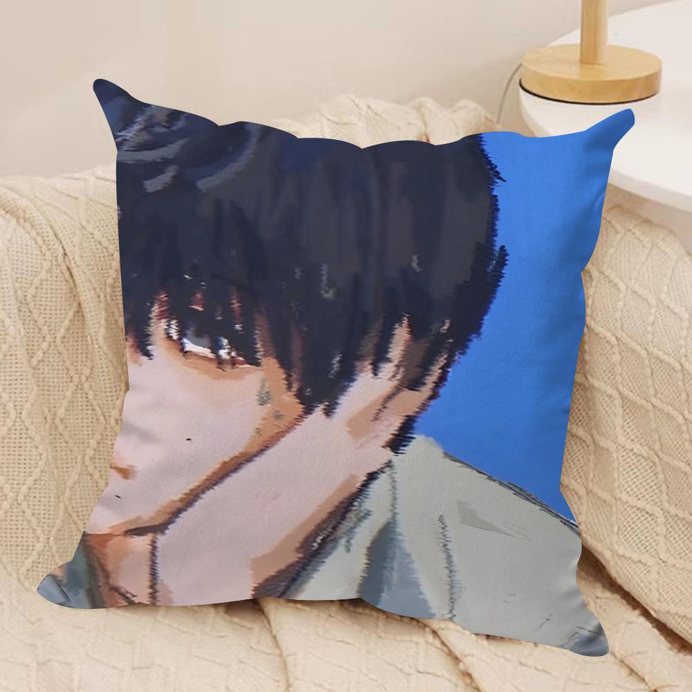 The Summer Hikaru Died Cushion Cover Soft Plush Fabric Double-Sided Printed Sofa Cushion Cover for All Seasons Home Decor Gift