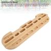 Climbing Fingerboard Wooden Hangboard Portable Climbing Pull Up Bar Grip Strengthener for Rock Climbing Training