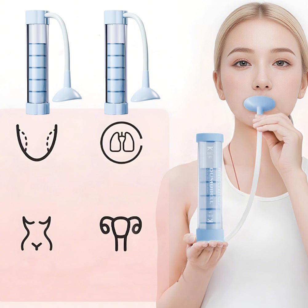 Abdominal Muscle Trainer Deep Breathing Dumbbell Deep Breathing Trainer for Men and Women