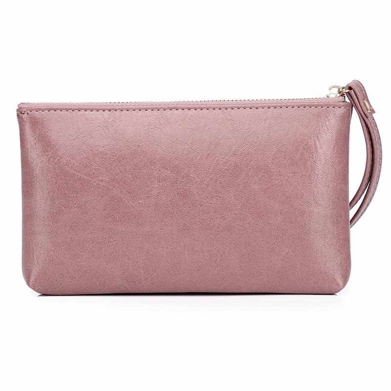 IELGY Portefeuille pour femme, pochette de rangement à fermeture éclair de grande capacité