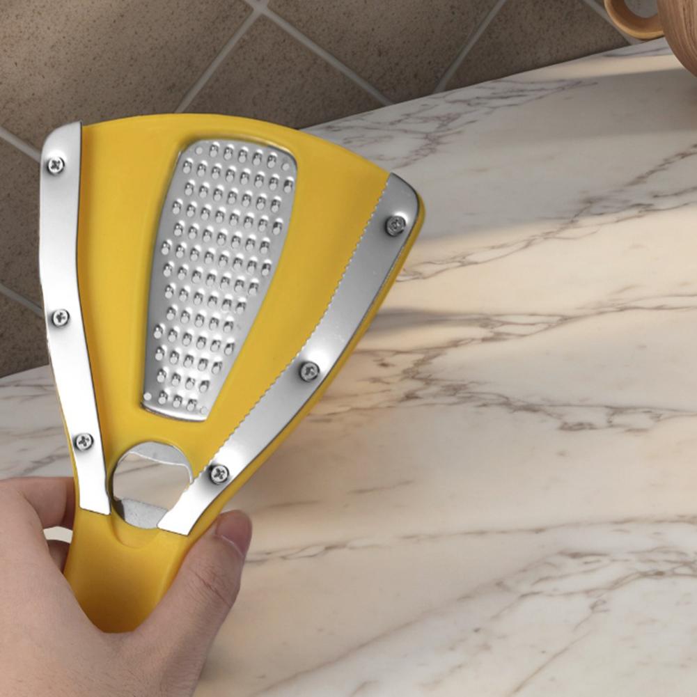 Universal Bottle Opener Non-Slip Vegetable Grater Beer Bottle Opener Portable Lid Opener Multi-Functional Kitchen Tool
