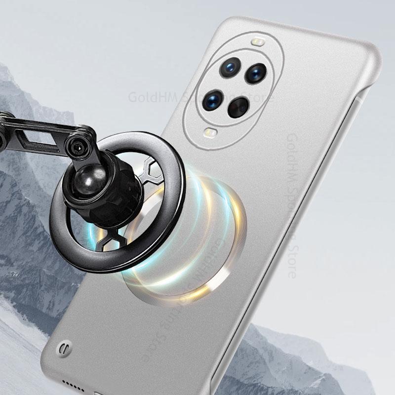 Cases For Huawei Nova 14 Ultra For Magsafe Frameless Matte Case For HUAWEI Nova 14 Pro Magnetic Borderless Frosted Cover Nova 13 14 Pro Tough Case