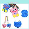 Huggy Poppy Playtime Wuggy Kissy Missy Pop It Shoulder Bag Coin Purse Keychain