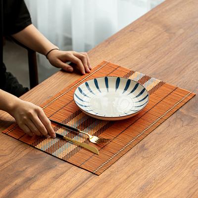 Bamboe Placemat Anti-brandwonden Waterdicht Multifunctioneel Milieuvriendelijk Antislip Tafeldecoratie Matten voor Keuken