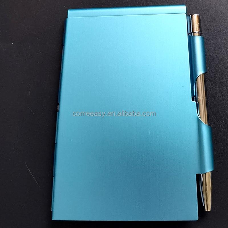 Mehrfarbig Mini Aluminium Bunt Metall Tagebuch Spiral Taschenjournal Mini Notizbuch Mit Stift