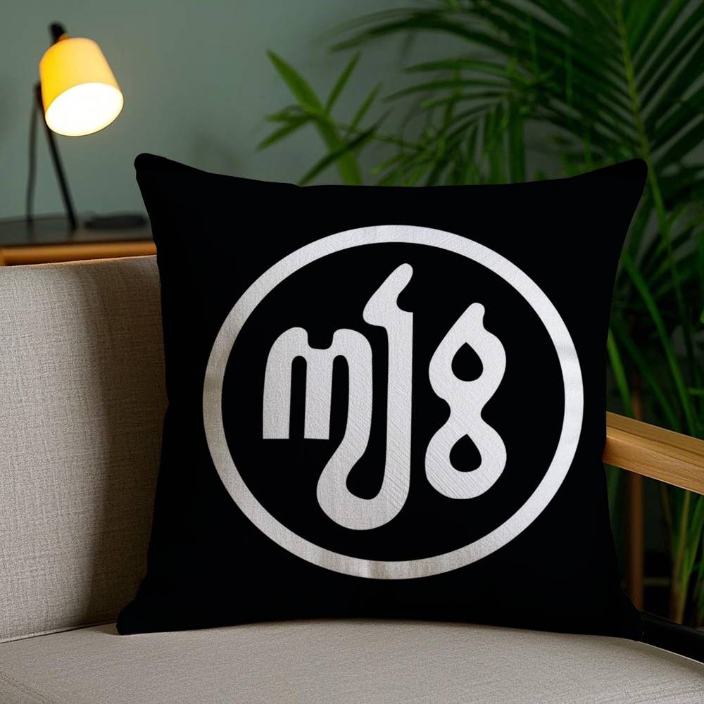 Argentinischer M-Milo j Rapper Kissenbezug Sofa Kurzer Plüsch Zweiseitiger HD-Druck Zimmer Home Office Geschenk Kissenbezug