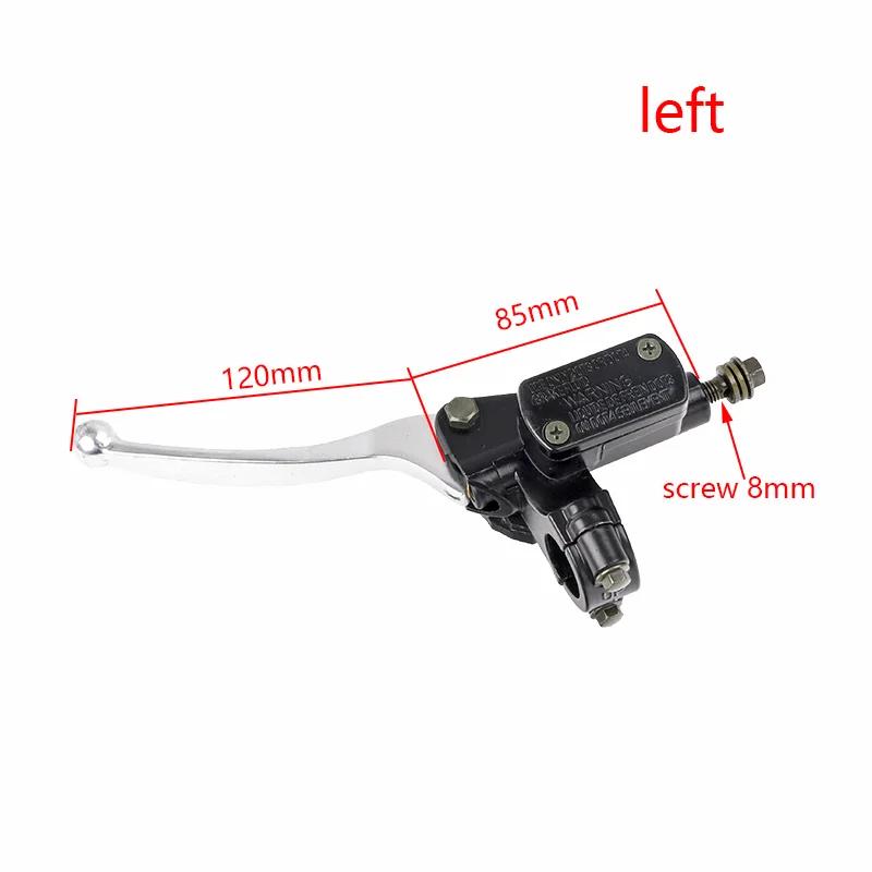 Motorcycle Brake Pump Front Master Cylinder Hydraulic Brake Lever Right For Dirt Pit Bike ATV Quad Moped Scooter Buggy Go Kart