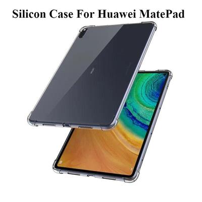 Silicon Case For Huawei MatePad T8 T5 T3 10 9.6 M3 M5 Lite 8.0 8.4 10.1 10.4 10.8 Transparent Case Soft TPU Back  Tablet Cover