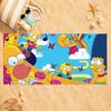 The S-simpsons Cartoon Towel Towels For Beaches Yoga Studios Gyms Hot Springs Swimming Pools And Picnics