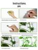Pothos Climbing Clips: Rose Green Plant Wall Hooks for Vines