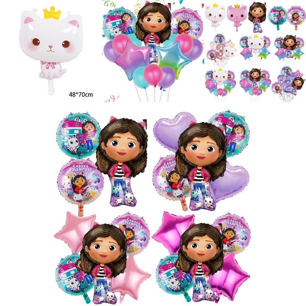 Animal Cat Balloon Birthday Party Supplies Gabby's Dollhouse