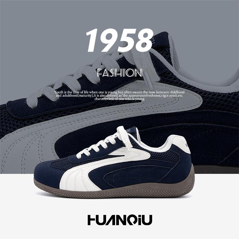 Global retro inner height-increasing racing shoes men's ZHQ3768 autumn breathable popular men's shoes versatile casual trendy shoes