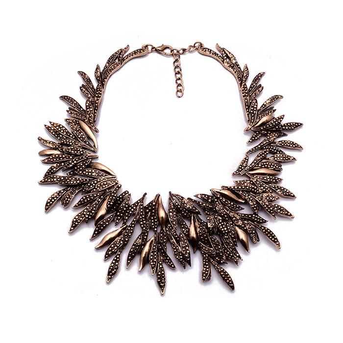 Indian Ethnic Vintage Statement Metal Large Collar Choker Necklace Women Irregular Punk Big Bib Retro Necklace Ladies Jewellery