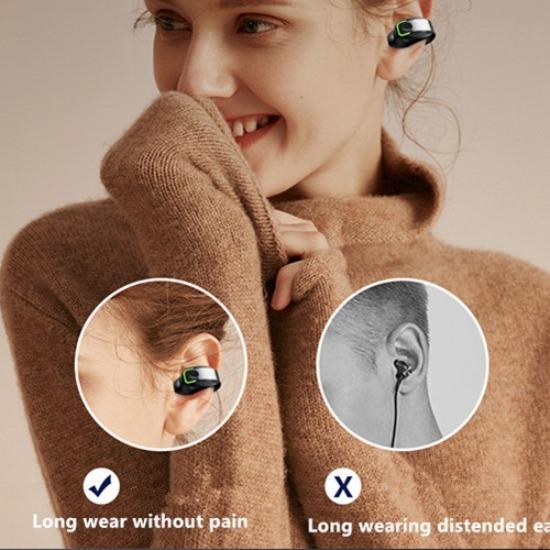 QUEED GD28 Bluetooth Over-ear Headphones Feature A Non-in-ear Design and A Single-ear Hanging Style for Business and Sports Activities