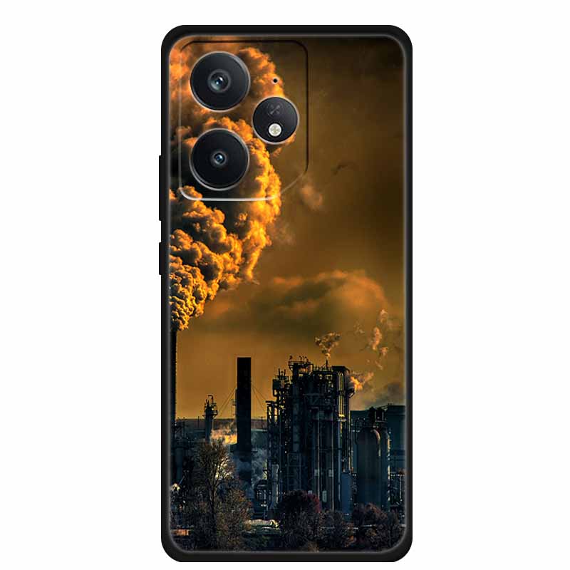 For Realme Neo7 5G Case Original Soft Silicone TPU Phone Cases Back Cover For OPPO Realme Neo 7 Scenery Shockproof Bumper Capa