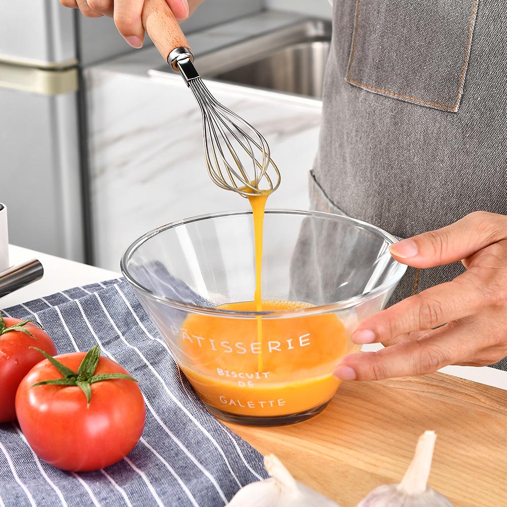 Silicone Kitchen 6-Piece Mini Cooking Set: Non-Stick Pan, Spatula, Spoon, Whisk, Storage Buckets.