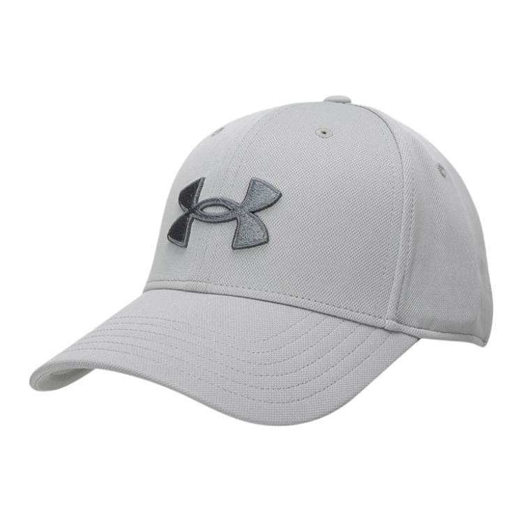 Under Armour Logo Polyester Duckbill Cap Men caps Light-Gray 1376701-069 OSFM