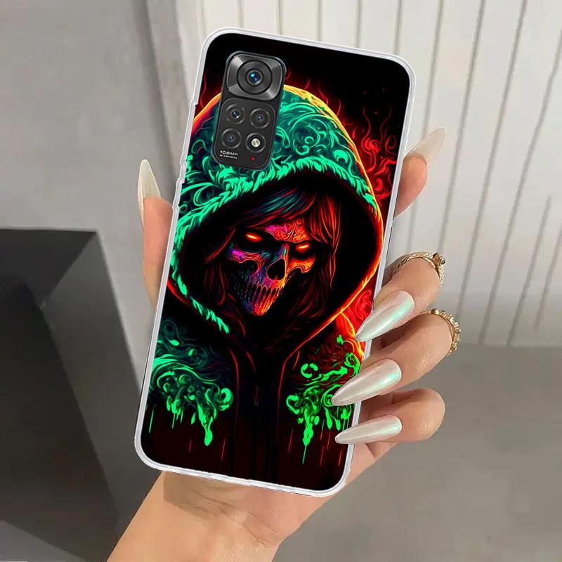 Halloween Moon Witch Horror Phone Case for Xiaomi Redmi Note 15 14 14S 13 12S 12 Pro 11S 11 Plus 11T 11E 10S Soft Funda Print Sh