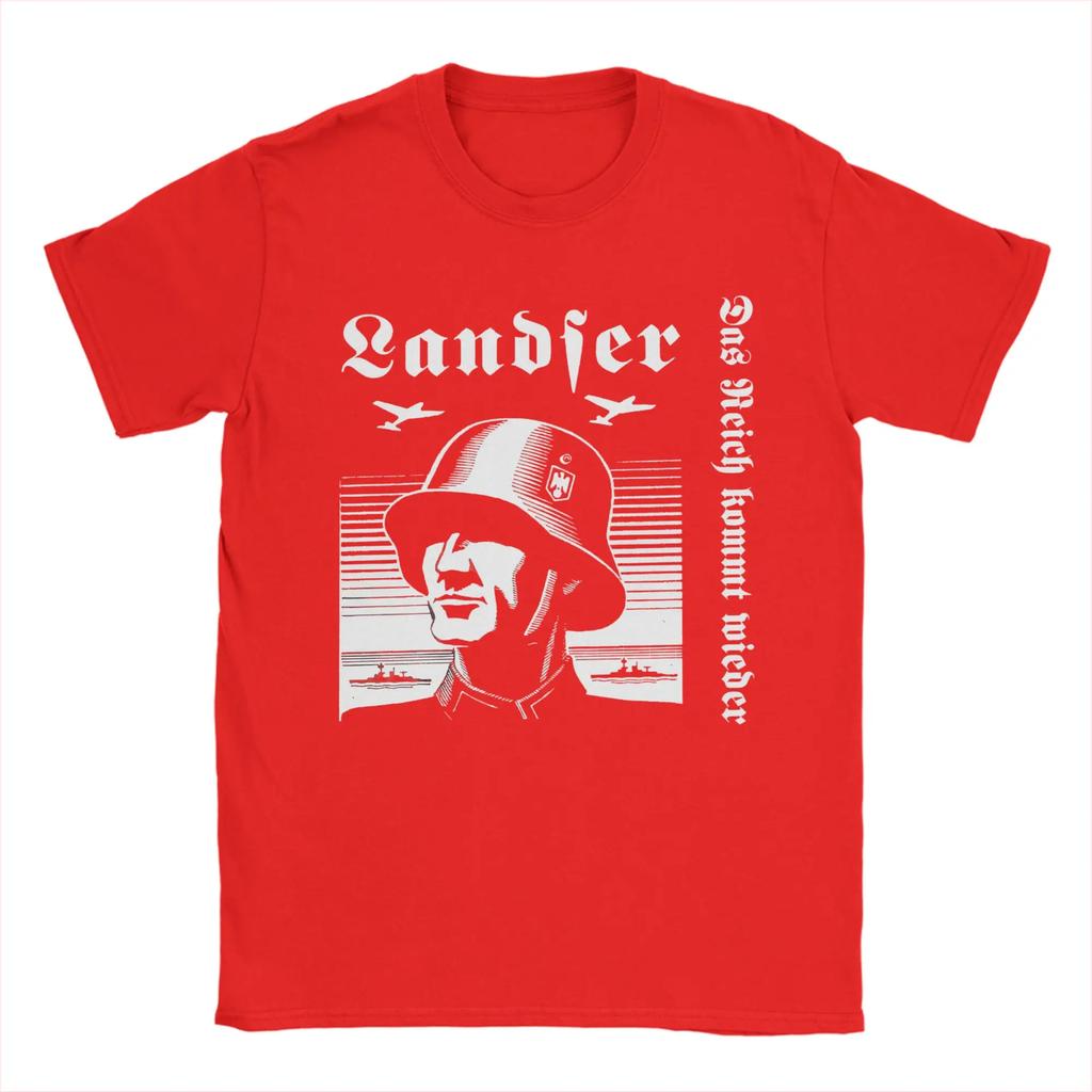 Men Women Das Reich Kommt Wieder Shirt Pure Cotton New Arrival TShirt Landser Rock Band Top Clothing