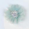 Crystal Core Organza Flower Brooch & Headdress DIY Accessories