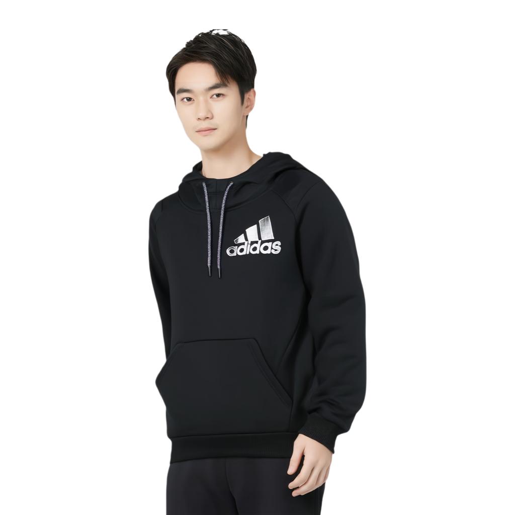 Adidas Sweatshirts Unisex Black Hooded Moderate DL8701
