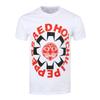 Koszulka Red Hot Chili Peppers Aztek Logo Rock Oficjalny Zespół Biała Nowa Unisex Koszulka