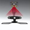 Adjustable Motorcycle License Plate Mount Holder Bracket- Universal Fold License Plate Tail Light Holder