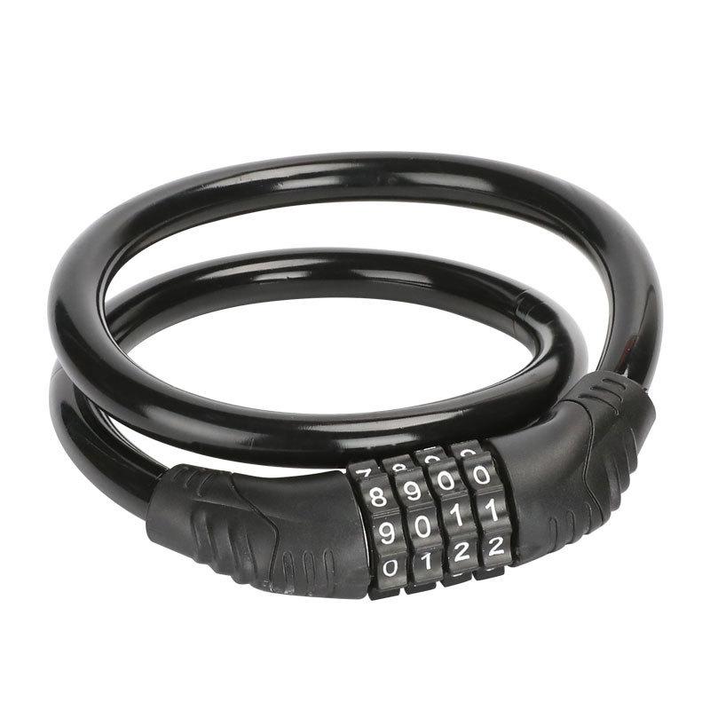 Bicycle  Four-digit  Password  Lock Anti-theft Lock Steel Cable Chain Safety Lock Bike Cycle